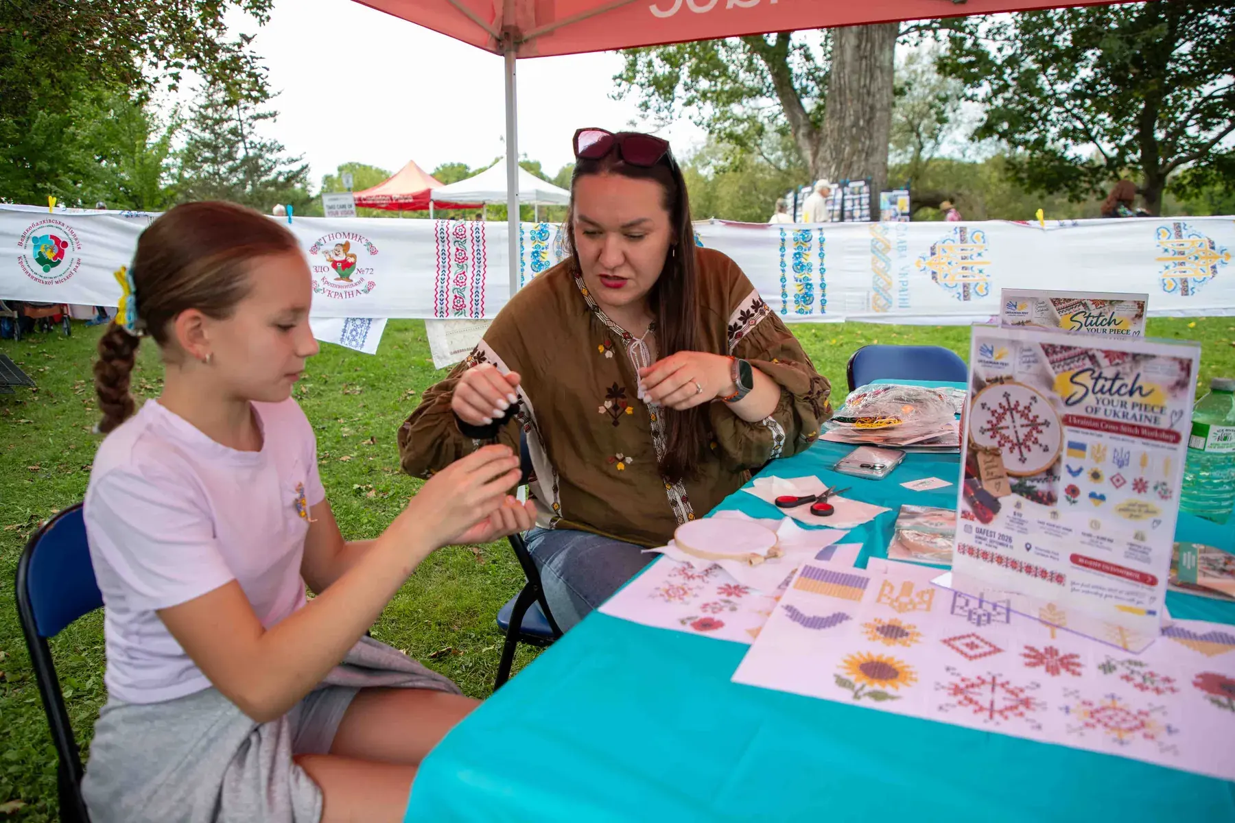Cross-stitch workshop