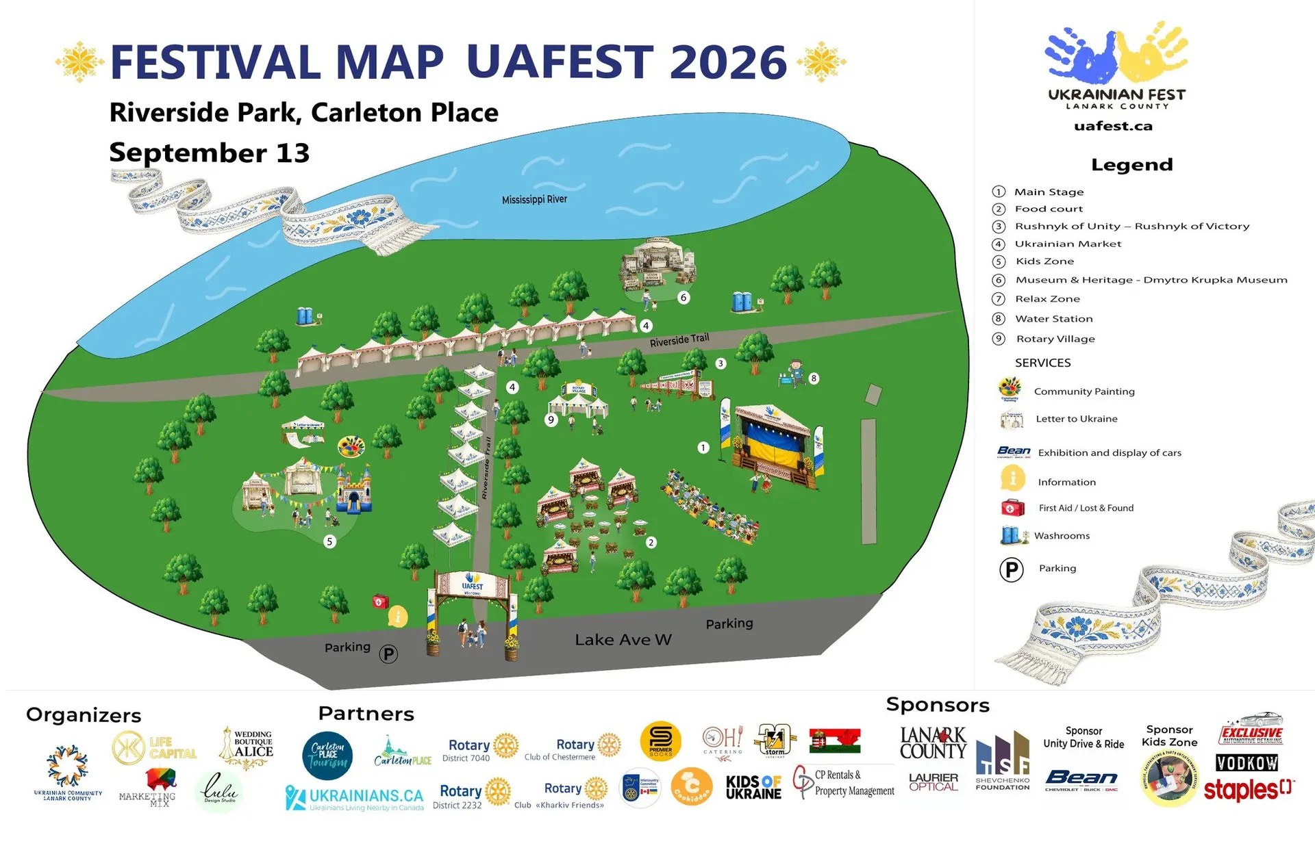 The printed map