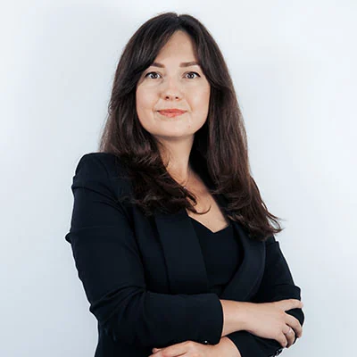 Olha Boretska, senior law clerk and commissioner for taking affidavits at Solvis Law